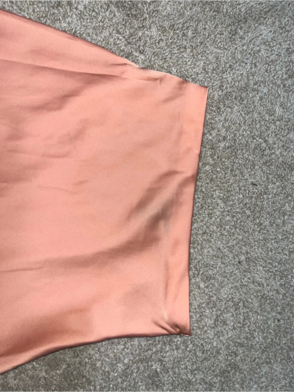 Forever 21 Peach Satin Maxi Skirt